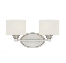 Savoy House 8-890-2-SN - Kane 2-Light Bathroom Vanity Light in Satin Nickel