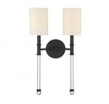 Savoy House 9-103-2-89 - Fremont 2-Light Wall Sconce in Matte Black