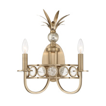 Savoy House 9-1207-2-127 - Hearst 2-Light Wall Sconce in Noble Brass