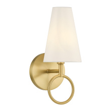 Savoy House 9-4700-1-322 - Wilkes 1-Light Wall Sconce in Warm Brass by Dann Foley