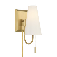 Savoy House 9-4704CP-1-322 - Wilkes 1-Light Wall Sconce in Warm Brass by Dann Foley
