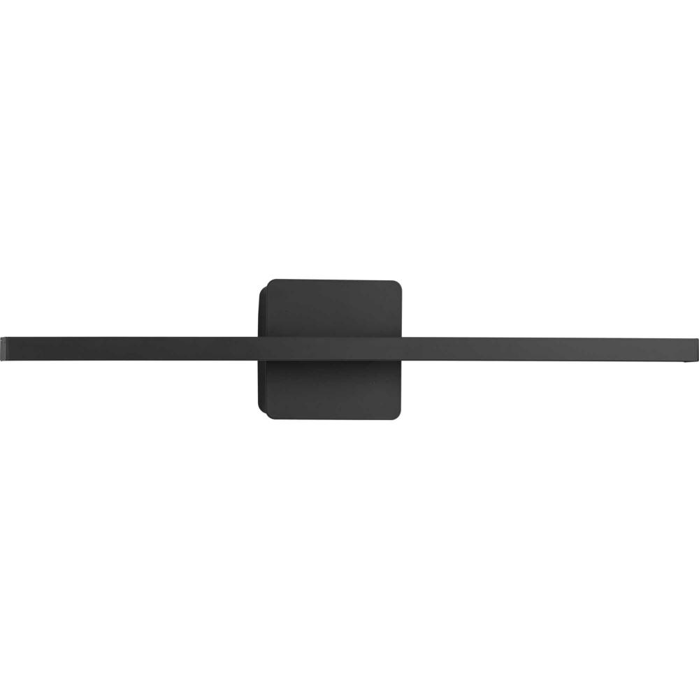Phase 5 Collection 24 in. Black Slim Modern 3CCT Integrated LED Linear Vanity Light