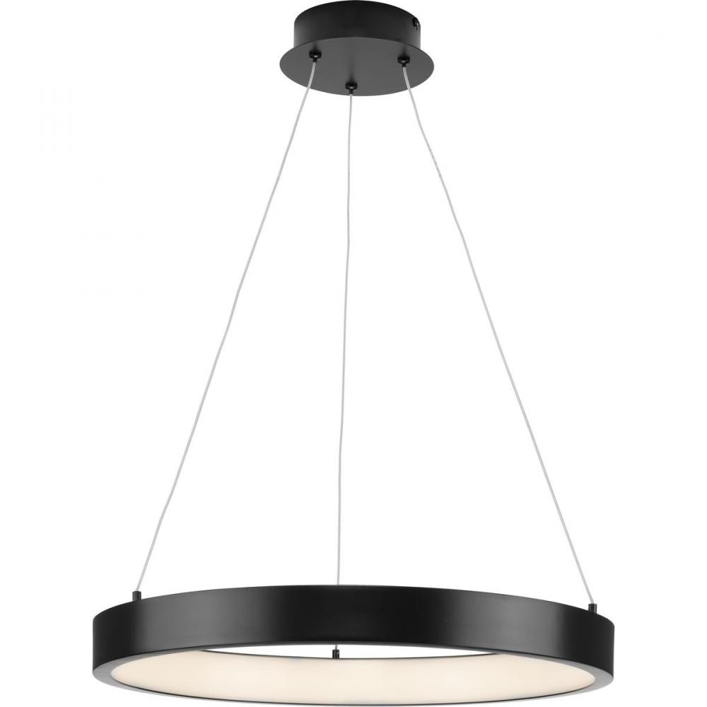 Inverse LED Collection Modern Matte Black Pendant