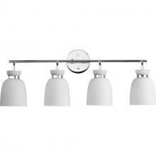 Progress P300487-015 - Lexie Collection Four-Light Polished Chrome Contemporary Vanity Light