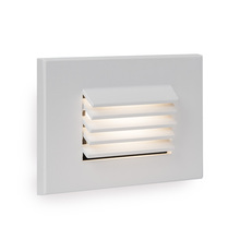 WAC US 4051-30WT - LED Low Voltage Horizontal Louvered Step and Wall Light
