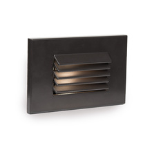 WAC US 4051-30BZ - LED Low Voltage Horizontal Louvered Step and Wall Light