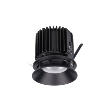 WAC US R4RD1L-NTWB-BK - Volta 4.5" Round Shallow Regressed Invisible Trim with LED Light Engine