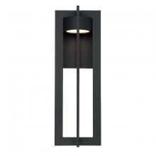 WAC US WS-W48625-BK - CHAMBER Outdoor Wall Sconce Light