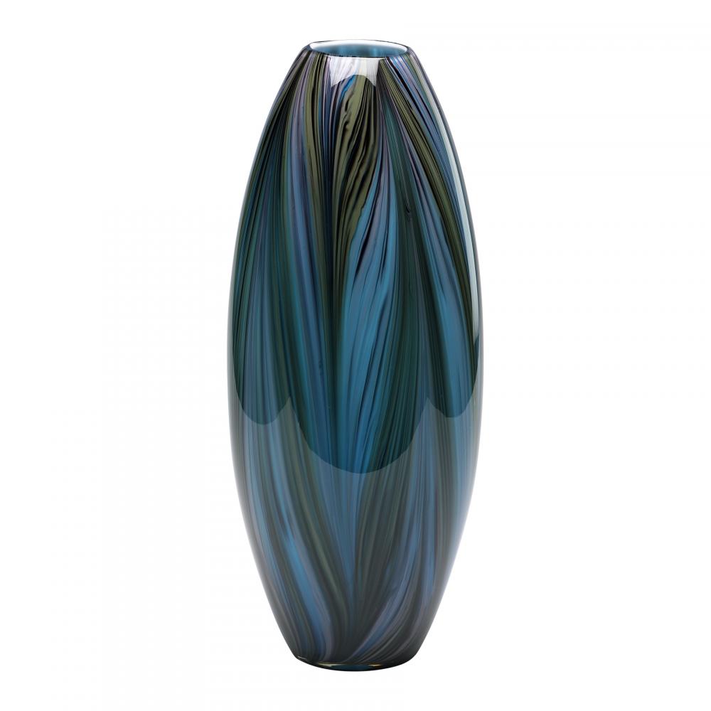 Peacock Feather Vase