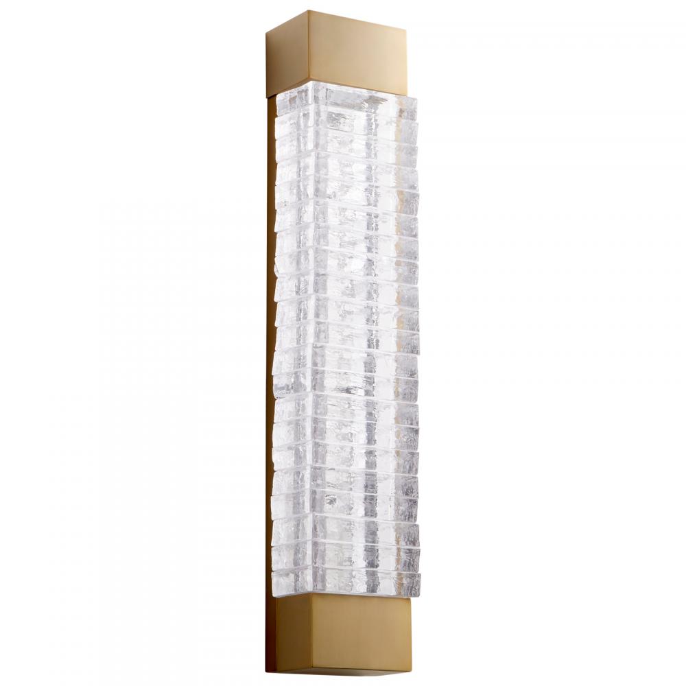 Kallick Wall Sconce 2-Light Aged Brass