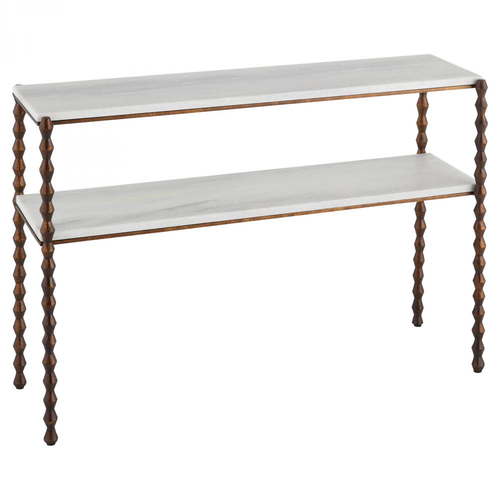 Diamante Console Table Antique Bronze
