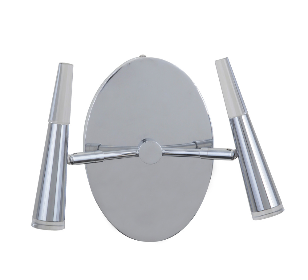 Vanguard 2 Arm LED Wall Sconce in Chrome