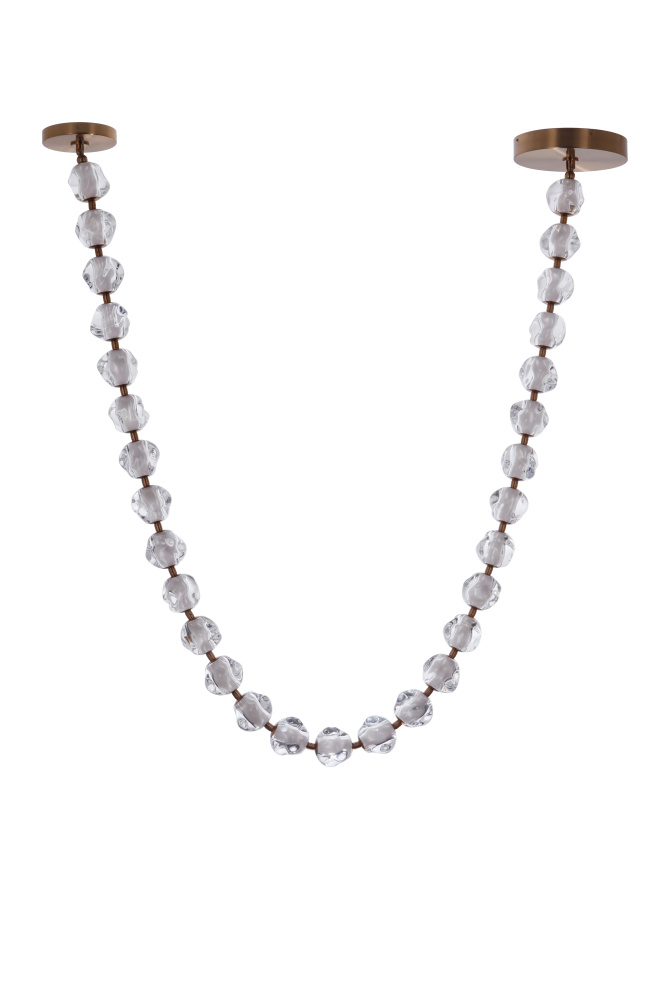 Jackie 29 Light LED Pendant in Satin Brass