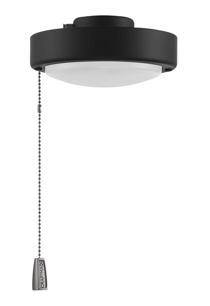 1 Light Universal LED Disk Light Kit in Flat Black