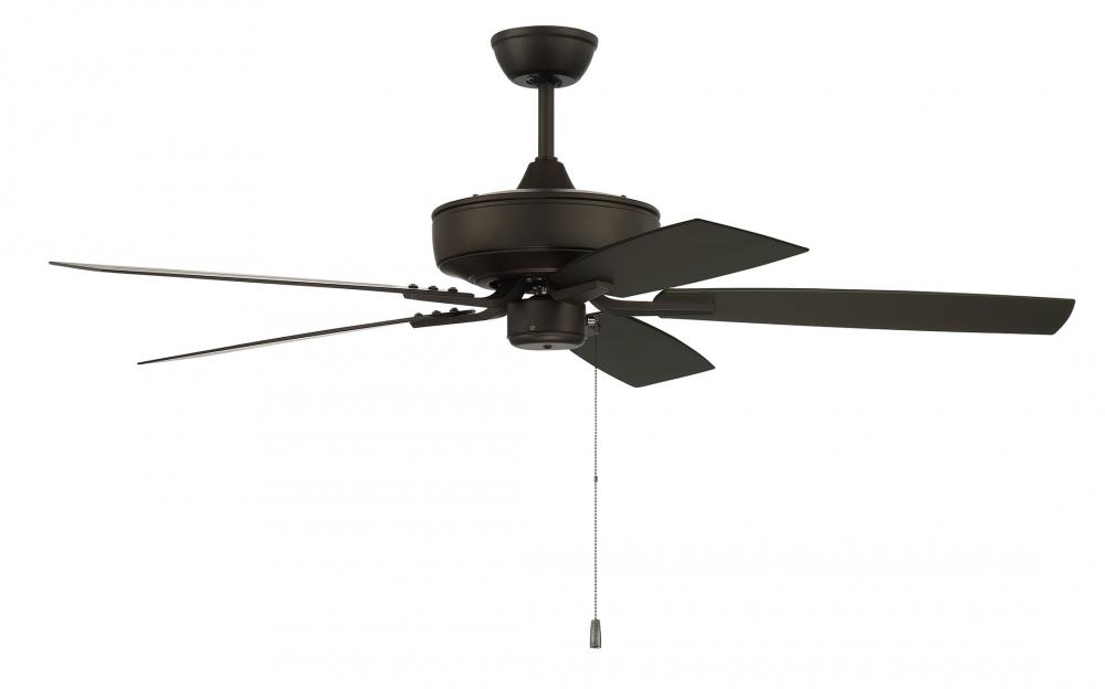 Outdoor Pro Plus 52 52" 5-Blade Indoor/Outdoor (Wet) Ceiling Fan in Espresso w/ Matte Espresso