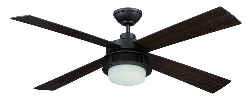 Urban Breeze 48" Ceiling Fan with Blades and Light in Espresso