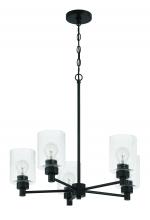 Craftmade 60225-FB - Lyndsey 5 Light Chandelier in Flat Black