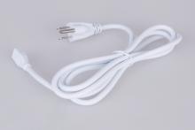 Craftmade CUC10-PG5-W - 5' Under Cabinet Light Cord and Plug in White