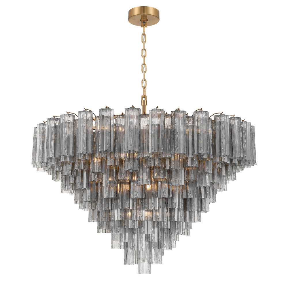 Addis 49'' Aged Brass Chandelier