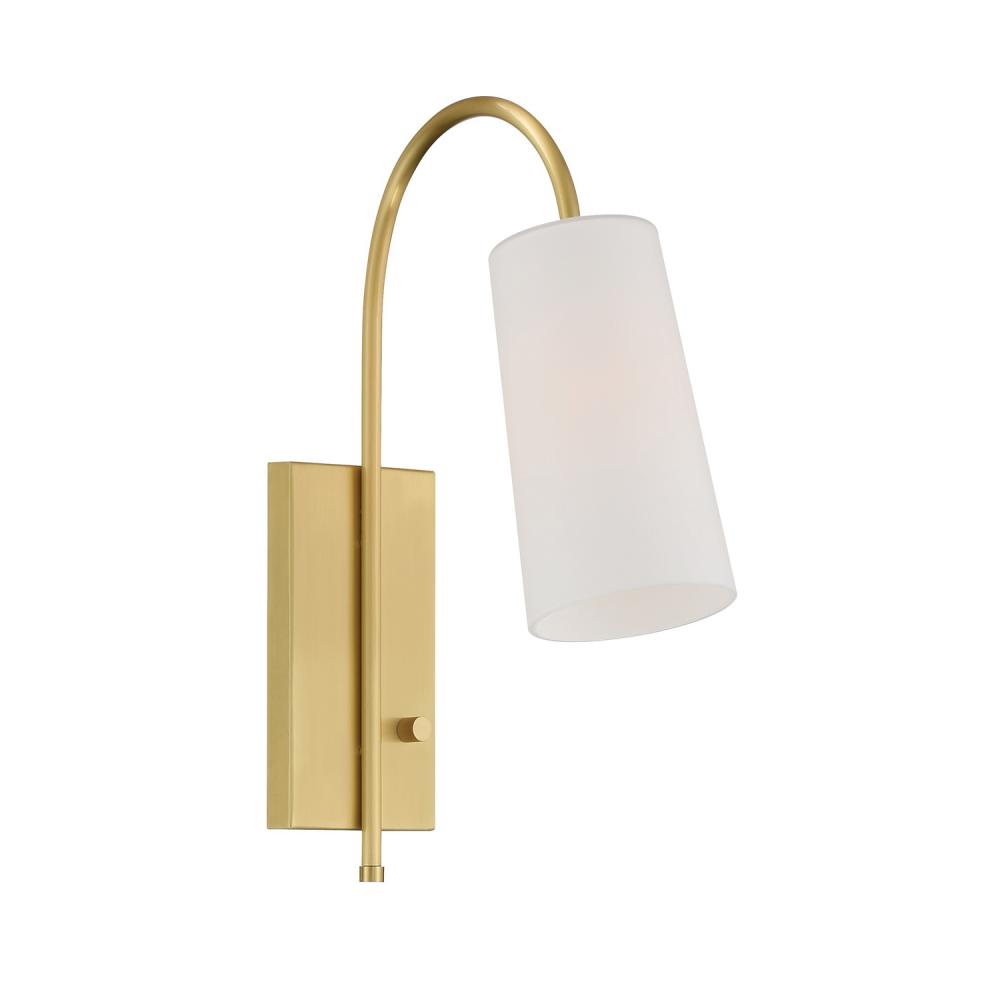 Alexa 5'' Aged Brass Task Sconce