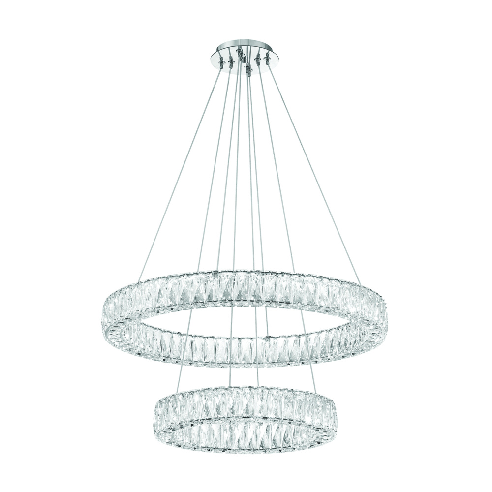 Kinsley LED Polished Chrome Chandelier