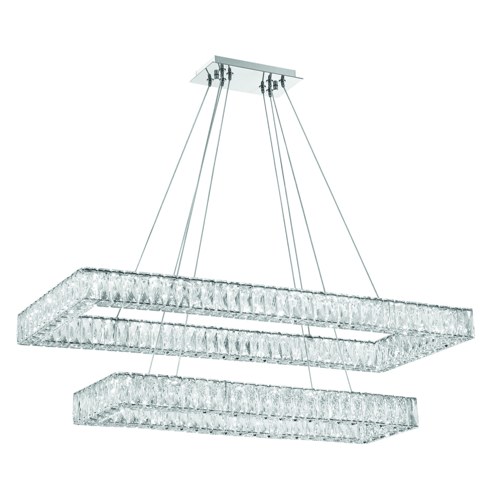 Kinsley LED Polished Chrome Chandelier