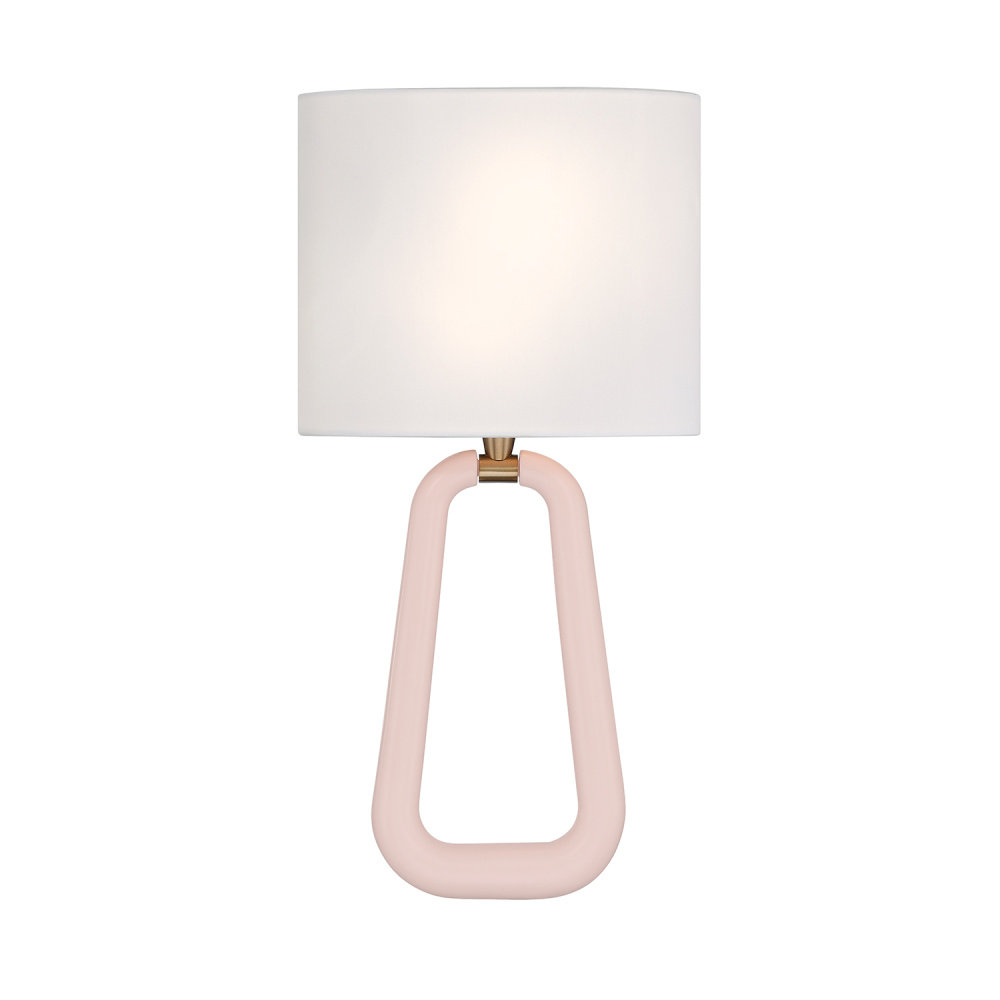 Jori 10'' Aged Brass + Blush Sconce