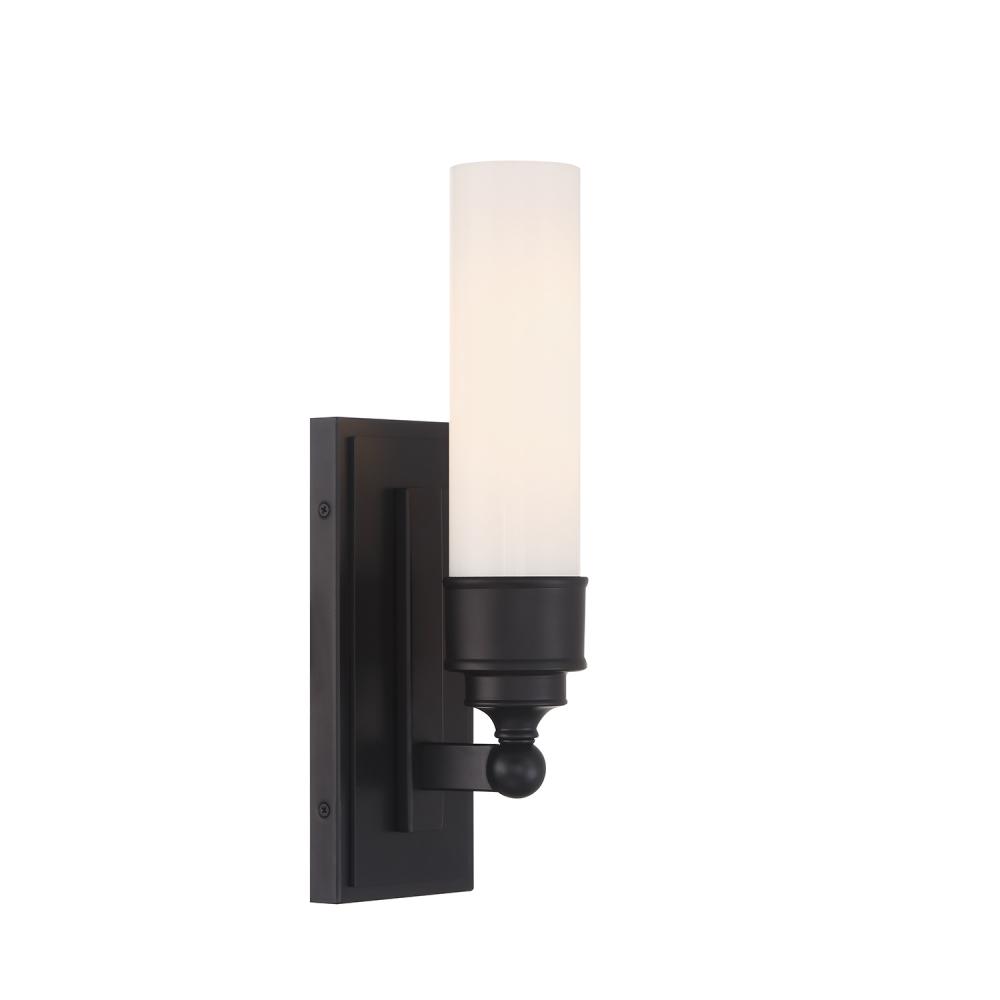 Wilcox 1 Light LED Matte Black Sconce