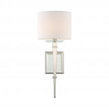 Crystorama CLI-231-PN - Clifton 1 Light Polished Nickel Sconce