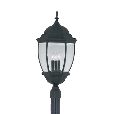 Tiverton 27.5" 3-Light Outdoor Post Lantern