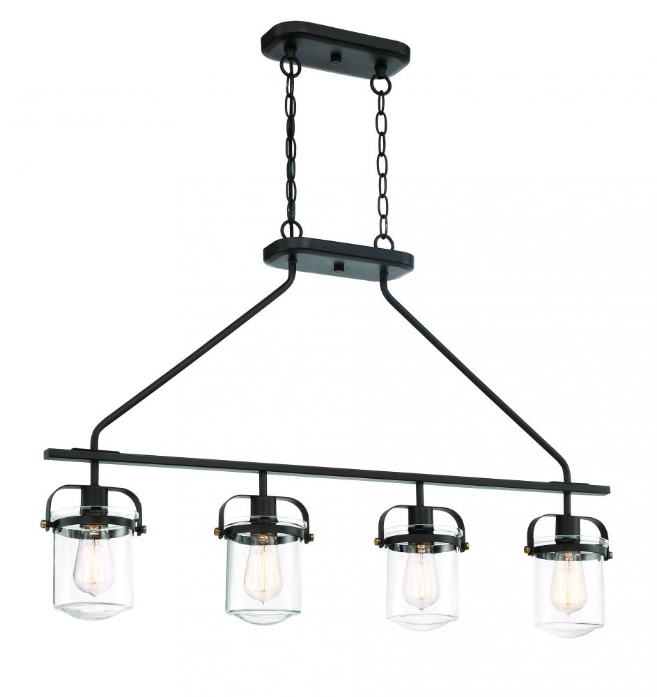 Jaxon 4 Light Linear Chandelier