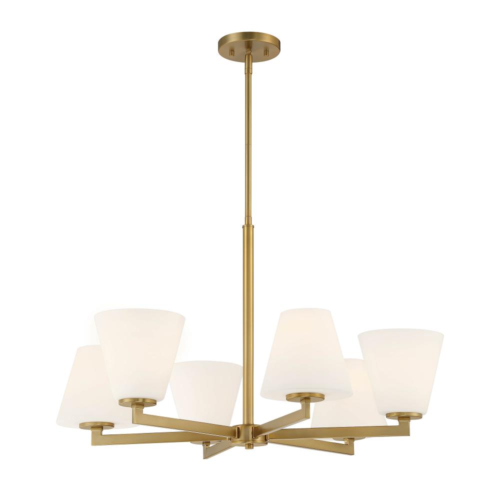 Palmyra 30" 6-Light Chandelier