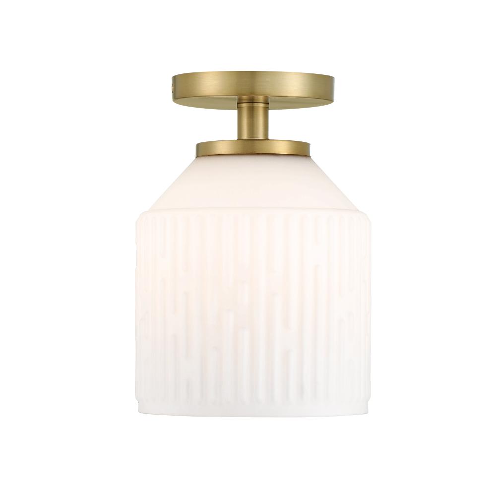 Ele 7.25" 1-Light Semi-Flush