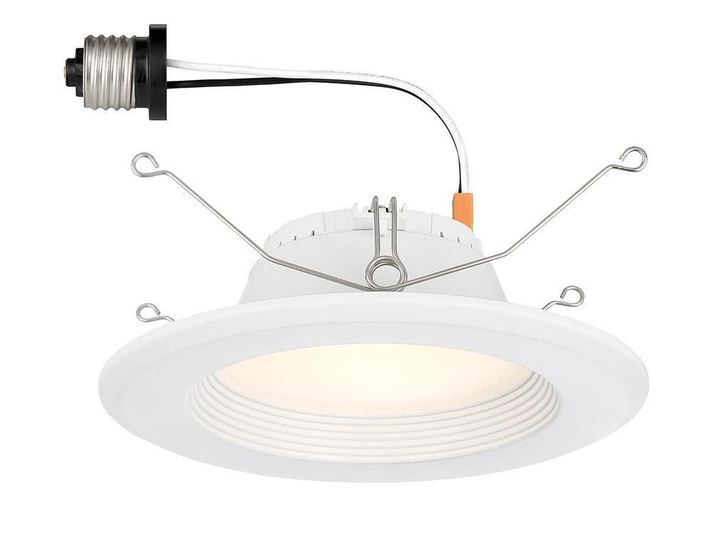 5 in. and 6 in. 4000K Integrated LED White Recessed Light Trim