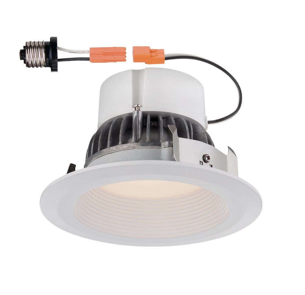 4" LED Retrofit, Deep Baffle White Trim, 4000K