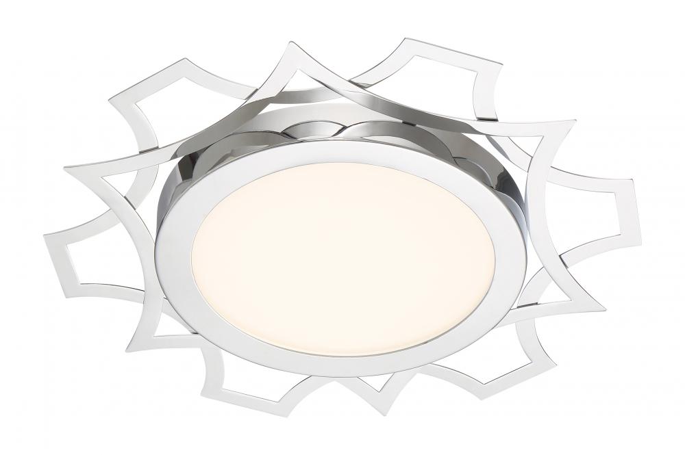 Decorative LED Edge-Lit Flushmounts