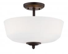 Designers Fountain 15006-SF-34 - Darcy 16" 3-Light Semi-Flush