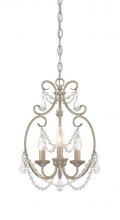 Designers Fountain 6205-AP - Dahlia 11.5" 3-Light Chandelier