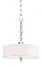 Designers Fountain 89931-CH - Evi 18" 3-Light Pendant