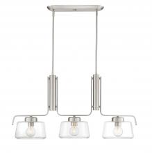 Designers Fountain 96238-SP - Riley 3 Light Island