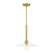 Designers Fountain D294M-14P-BG - Litto 14" 1-Light Pendant