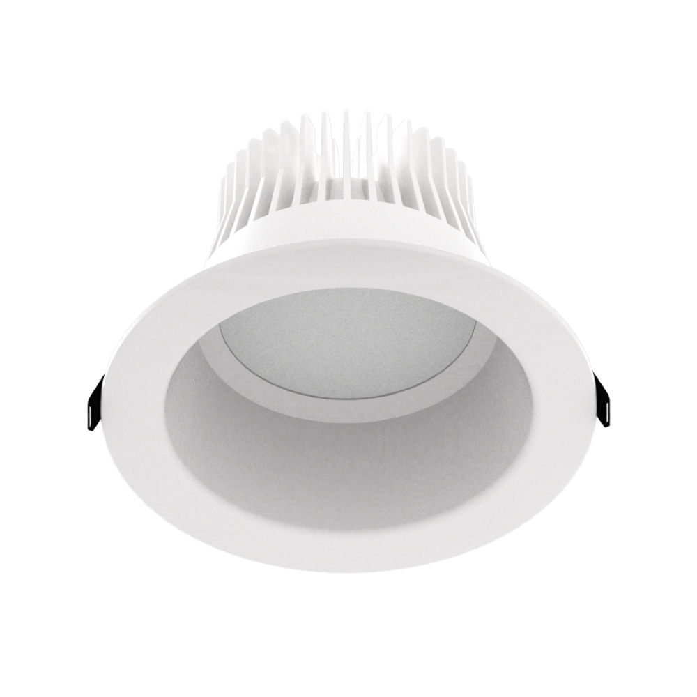 RECESSED DOWNLIGHTS 8100 LUMENS COMMERCIAL 82W 8 INCHES ROUND 80CRI 120V-277V WHITE