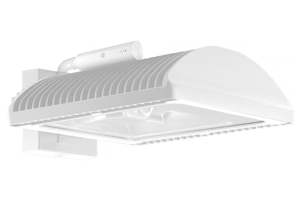 WALLPACKS 13213 LUMENS LPACK FLAT WALLMOUNT LIGHTCLOUD CONTROLLER 105W LED TYPE II 120V-277V 0-10V