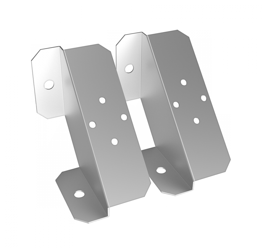 INDOOR ACCESSORY SHARK ACCESSORY ANGULAR STAINLESS CORNER BRACKETS 2 PIECES WITH SCREWS FOR 2-4 FE