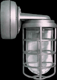 Vaporproof, 3200 lumens, Vaporfroom, CFL Bracket 42W Qt 1/2 inch, with Glass globe, cast guard
