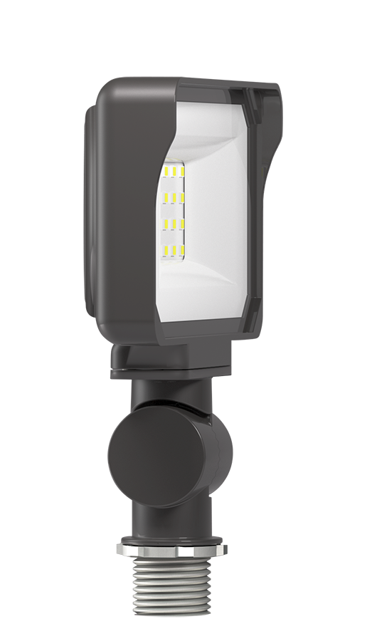 Floodlights, 1509 lumens, X34, 15W, knuckle mount, 80cCRI 3000K, bronze, 120V