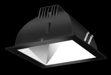 RAB Lighting NDLED6SD-80N-S-B - RECESSED DOWNLIGHTS 20 LUMENS NDLED6SD 6 INCH SQUARE UNIVERSAL DIMMING 80 DEGREE BEAM SPREAD 4000K