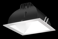 RAB Lighting NDLED6SD-WY-W-S - RECESSED DOWNLIGHTS 20 LUMENS NDLED6SD 6 INCH SQUARE UNIVERSAL DIMMING WALL WASHER BEAM SPREAD 300