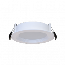 RAB Lighting WFR17-4B - 4'' WAFER 9W 600LM 5CCT FA BAFFLE WHITE TRIM