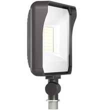 RAB Lighting X34-55L-830/277 - Floodlights, 6186 lumens, X34, 55W, knuckle mount, 80cCRI 3000K, bronze, 277V